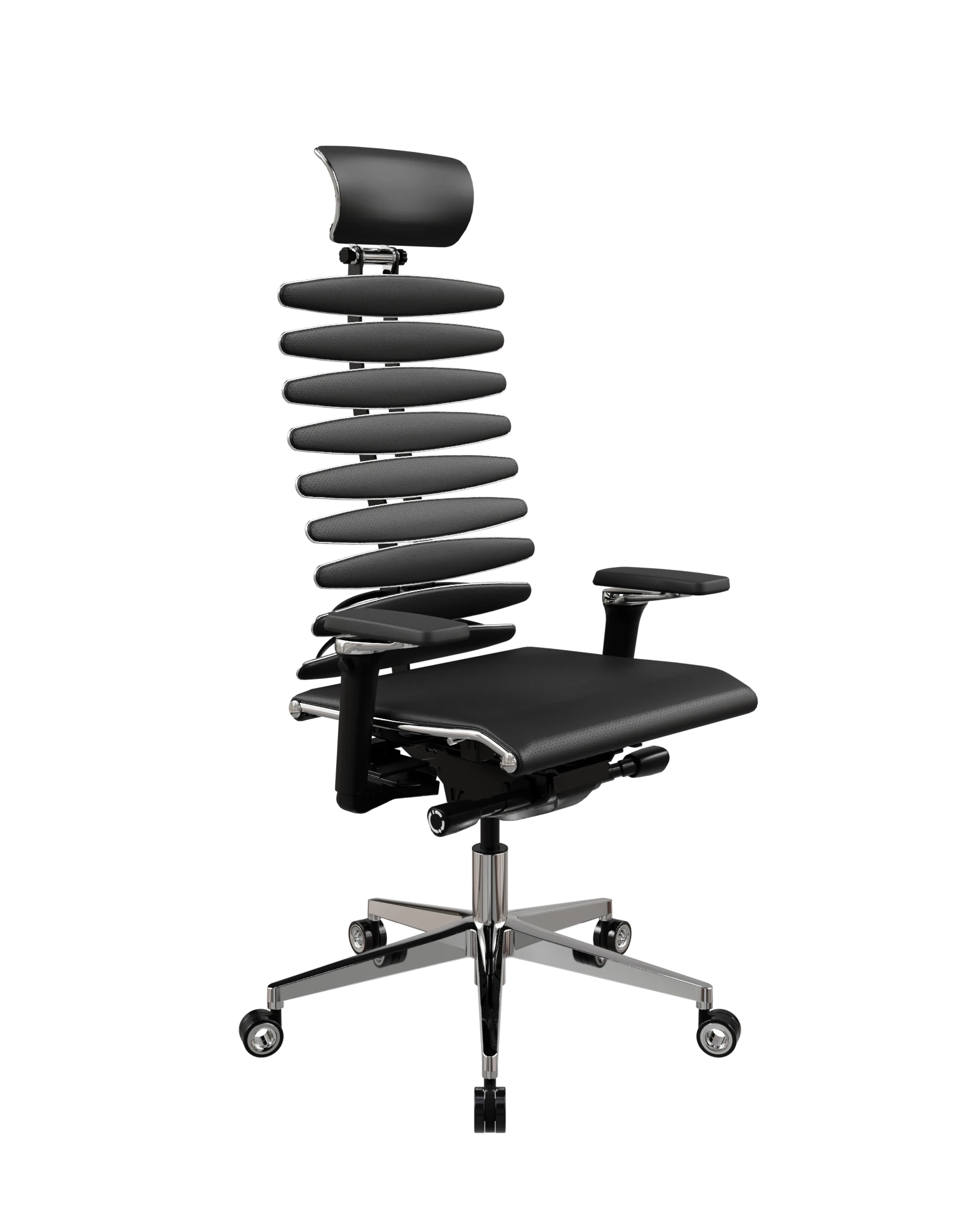 Chefsessel mit Metallgestell, Equalizer und anatomischer Rückenlehne