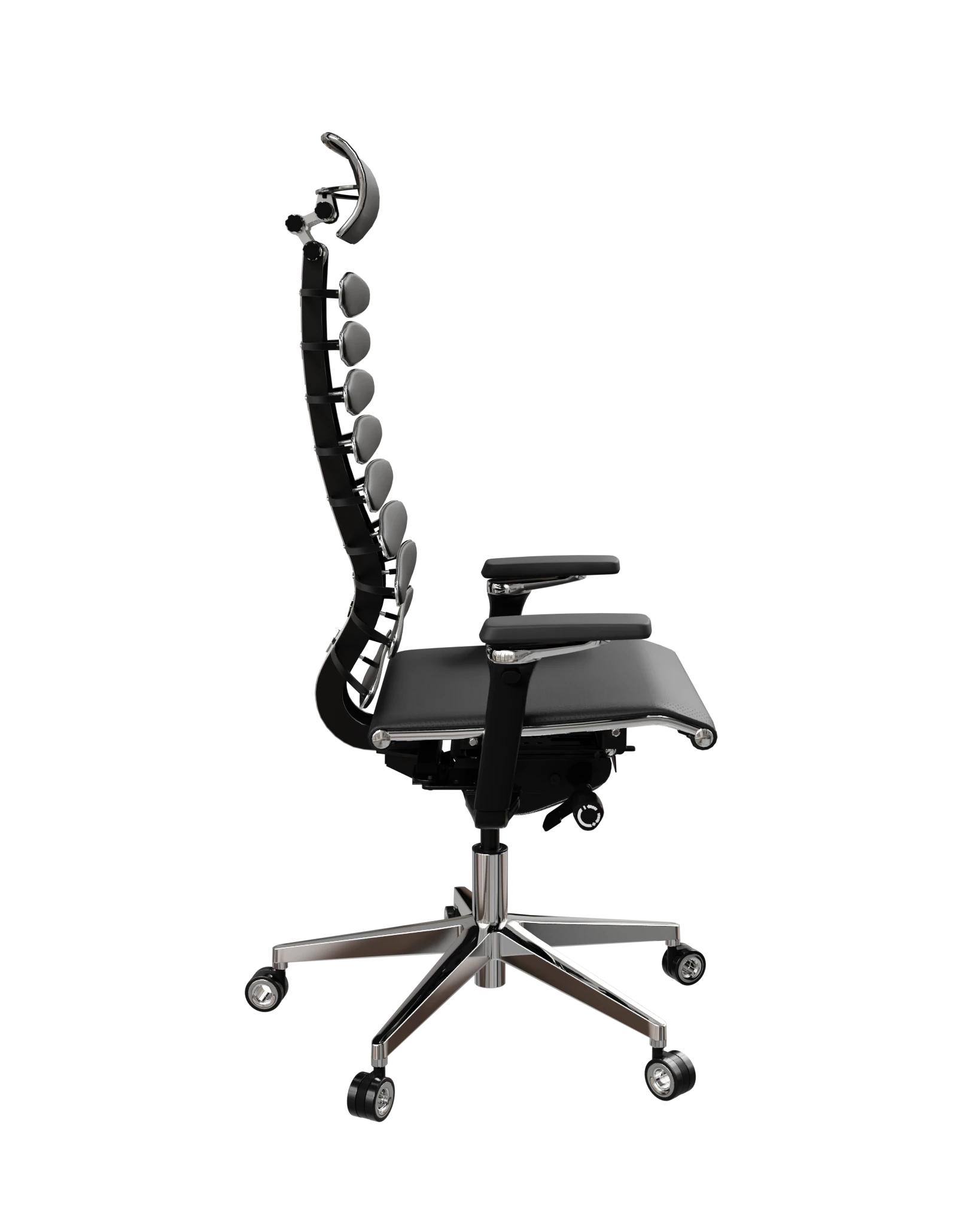 Chefsessel mit Metallgestell, Equalizer und anatomischer Rückenlehne