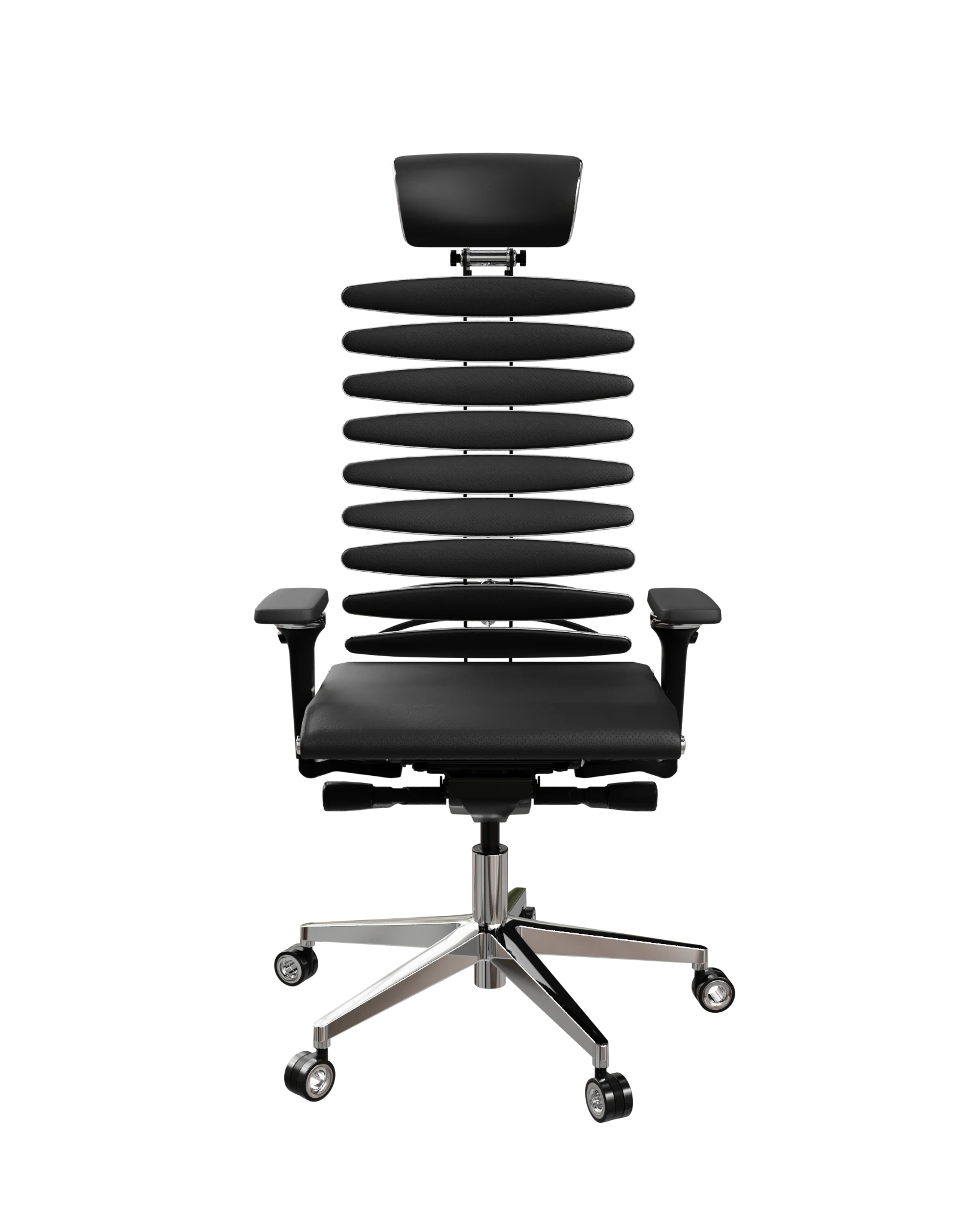 Chefsessel mit Metallgestell, Equalizer und anatomischer Rückenlehne