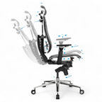 Chefsessel mit Metallgestell Yoga F
