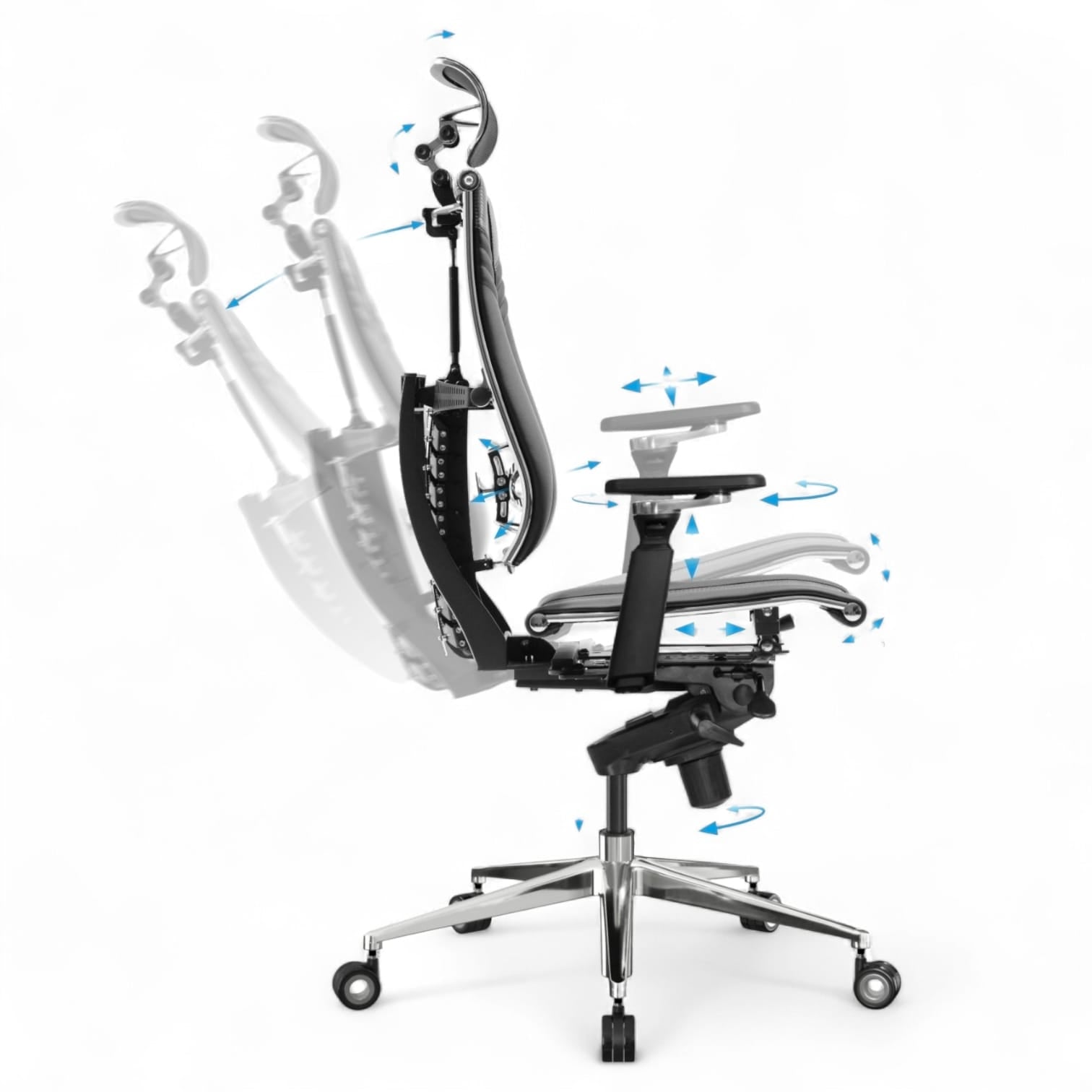 Chefsessel mit Metallgestell Yoga F