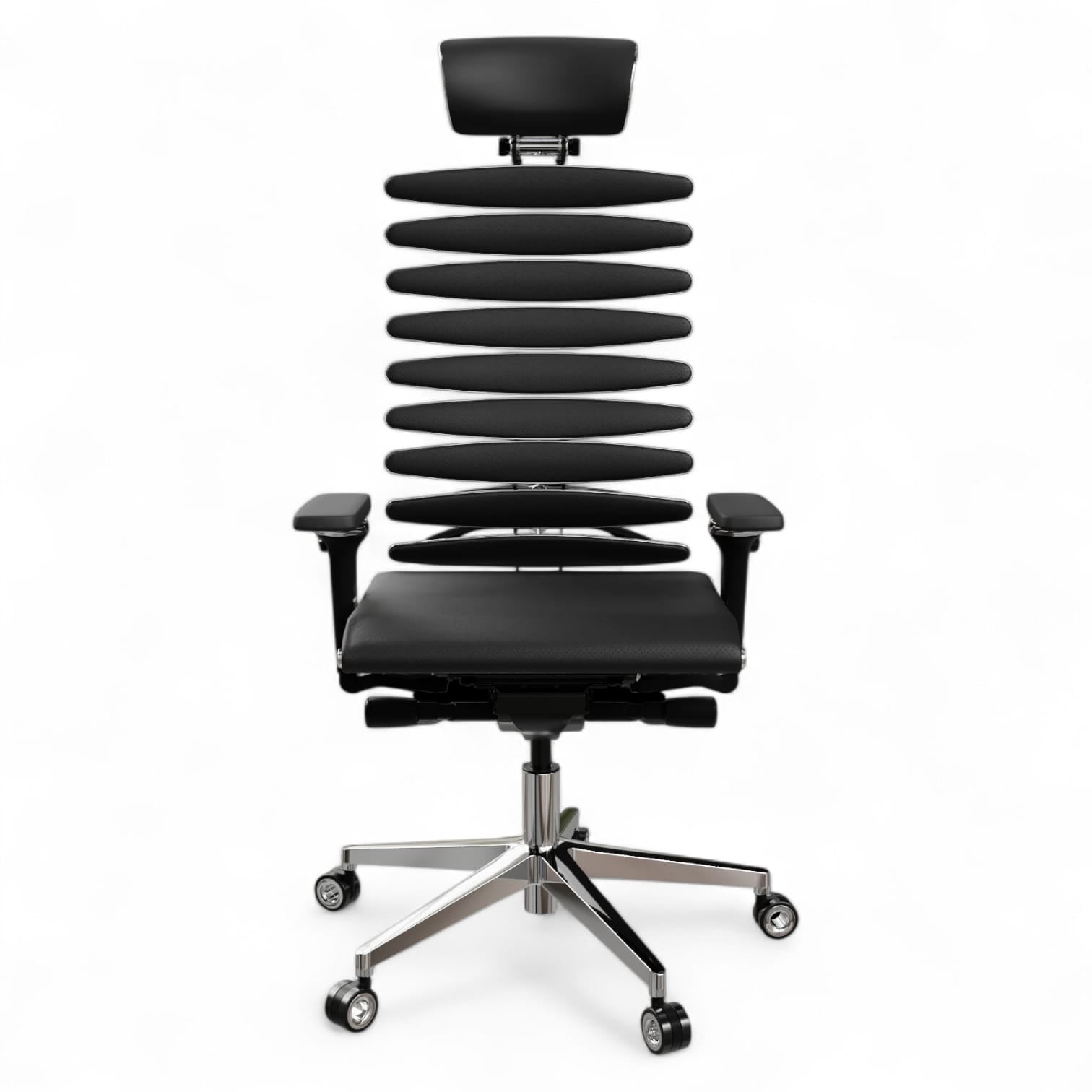 Chefsessel mit Metallgestell, Equalizer und anatomischer Rückenlehne