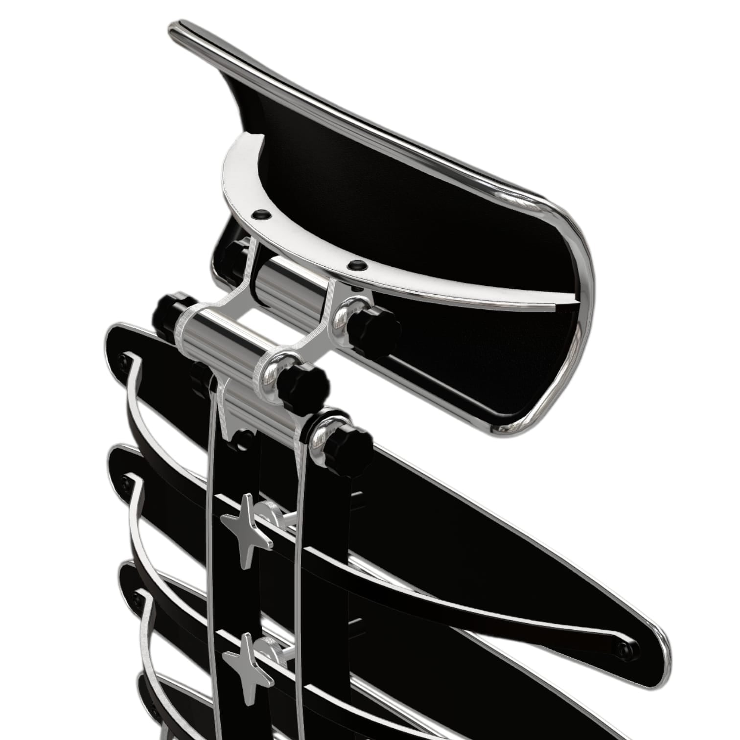 Anatomische directiestoel met metalen frame en equalizer