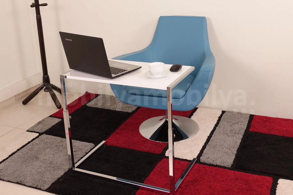 Bella Laptop Sehpası Highgloss Beyaz ISTANBUL-TSI