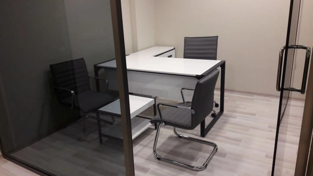 Beyaz Antrasit Ofis Mobilyaları Gebze İstanbul Ofis Mobilya