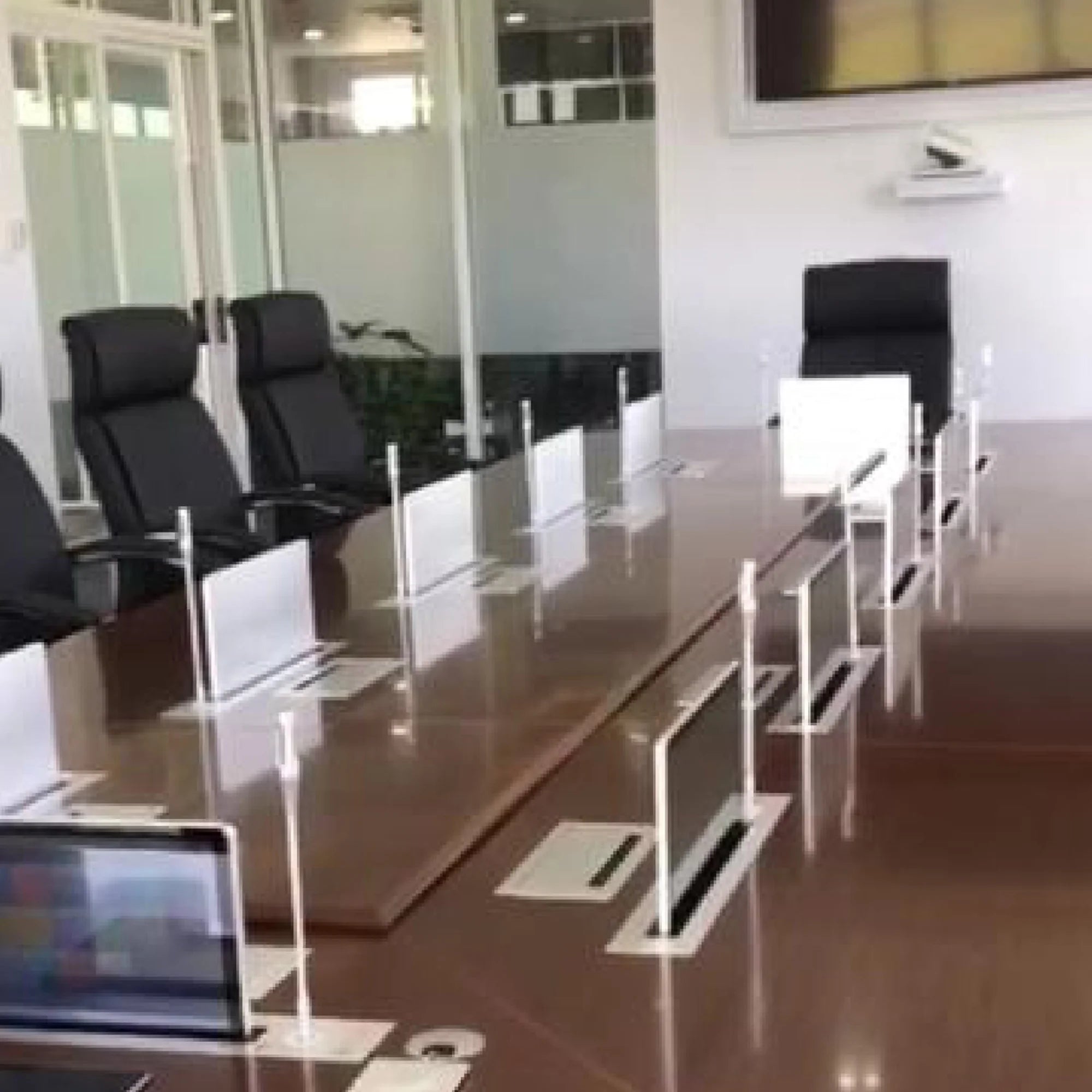 BLL185 Motorlu Monitör Kaldırmalı Toplantı Masası İstanbul Ofis Mobilya