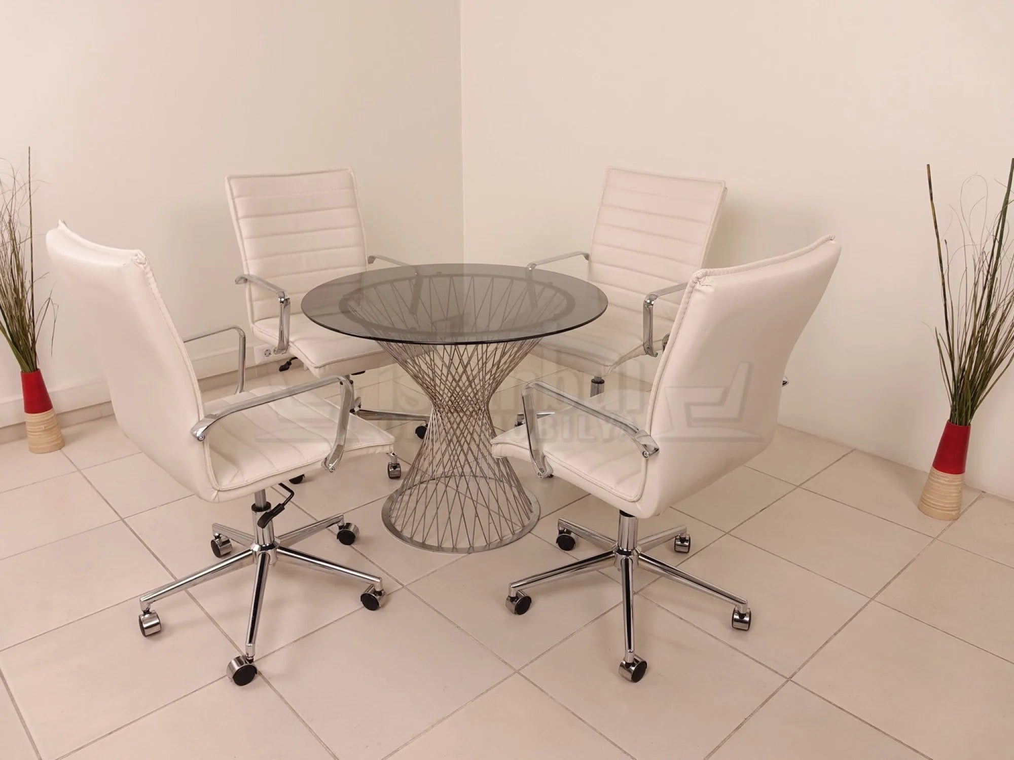 Cam Toplantı Masası Perla İstanbul Ofis Mobilya