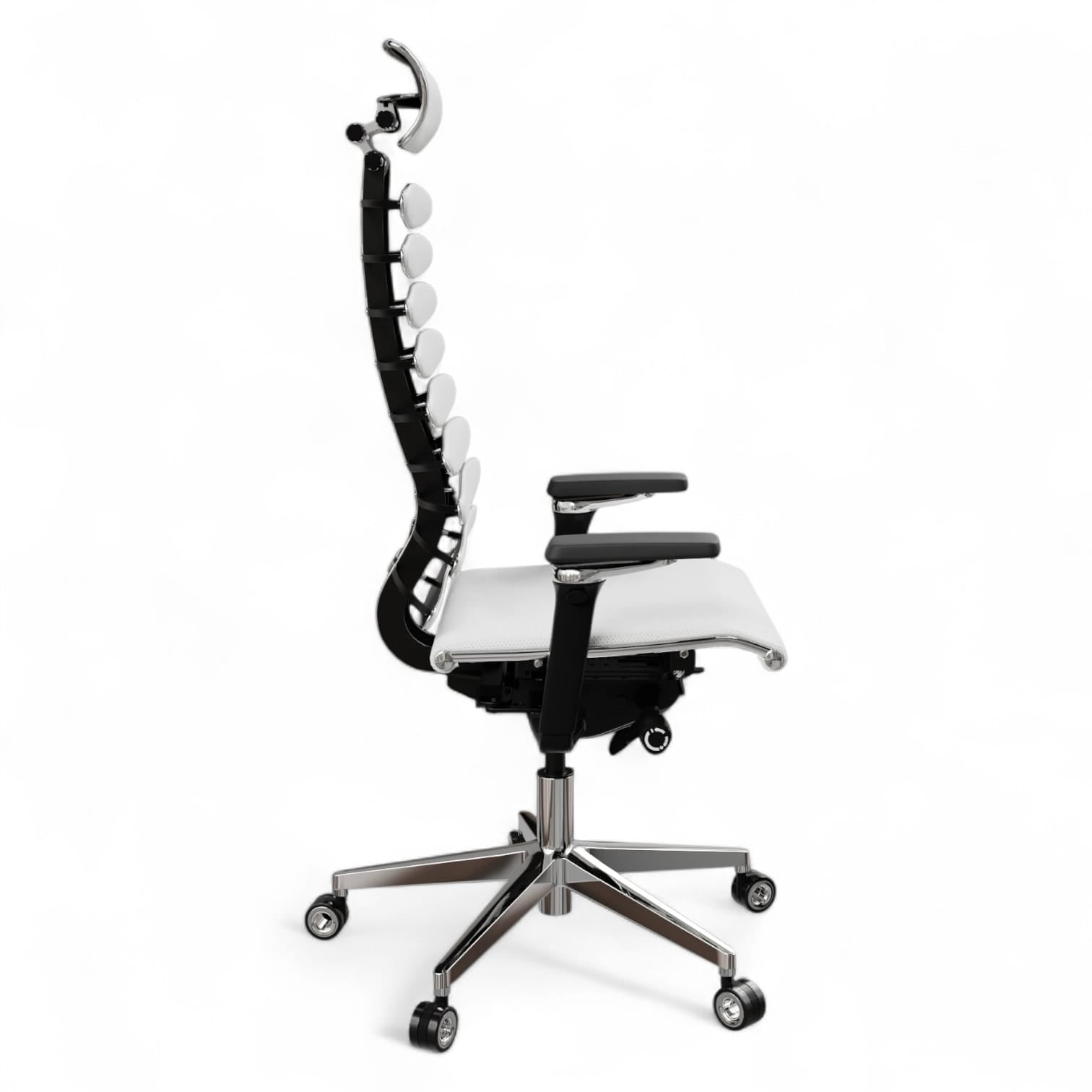 Anatomische directiestoel met metalen frame en equalizer