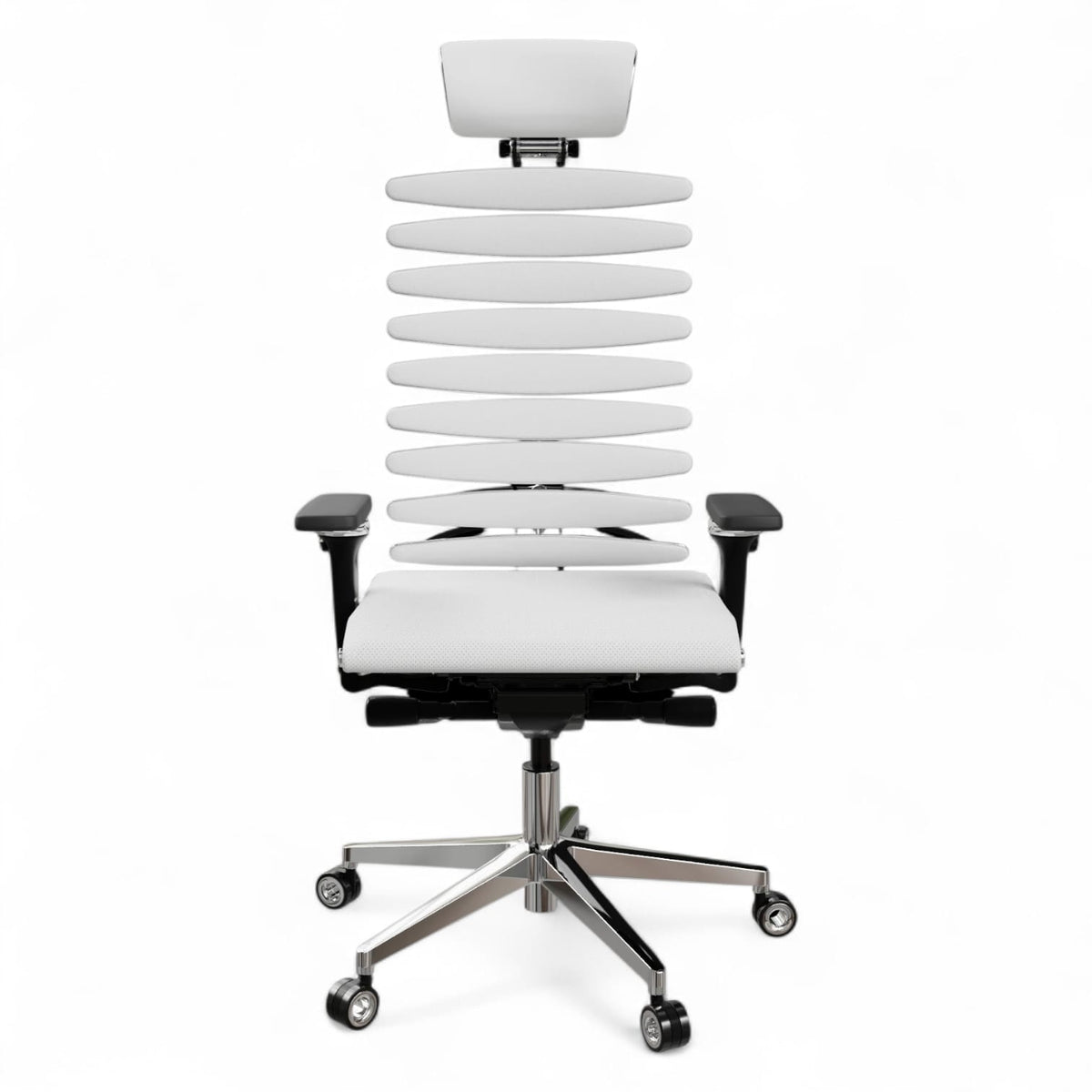 Anatomische directiestoel met metalen frame en equalizer