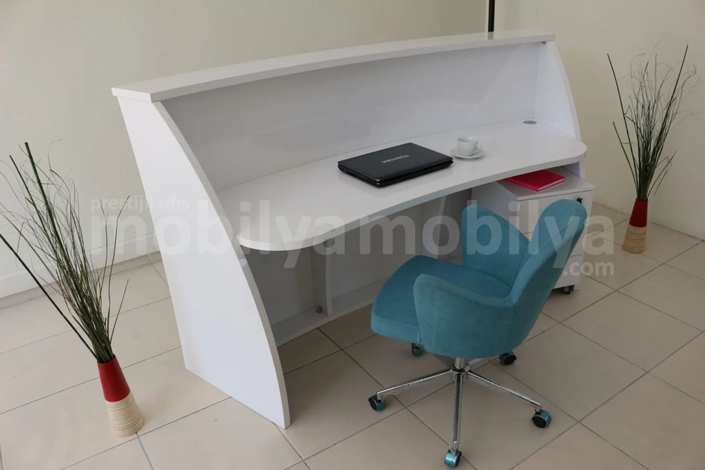İstanbul Ofis Karşılama Bankosu Oval ISTANBUL