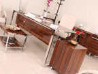 İstanbul Ofis Masası Apple Makam Takımı Hg.Ceviz ISTANBUL