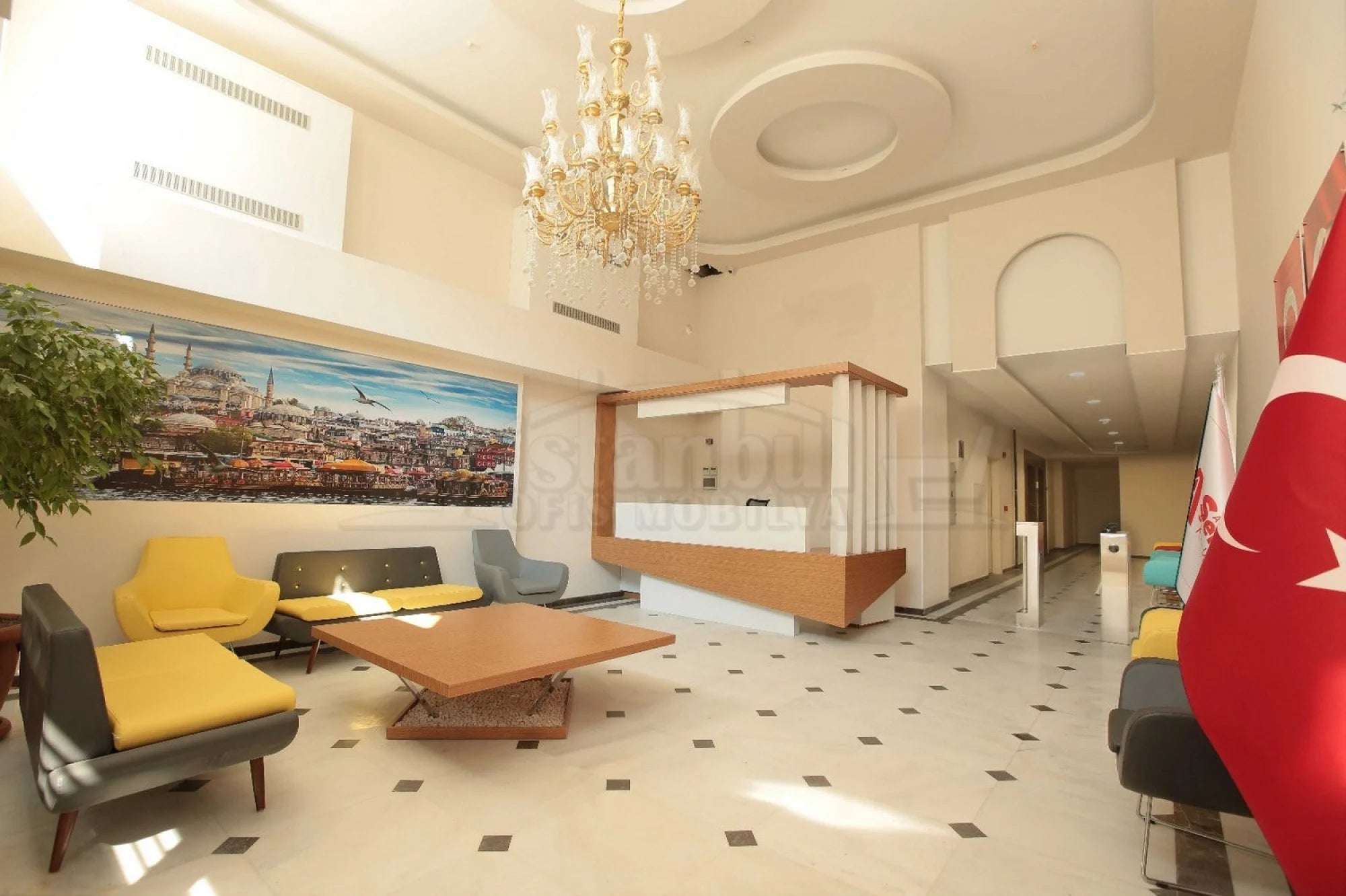 Okul Yurt Mobilyası Karşılama ve Danışma Alanları ISTANBUL-TSI