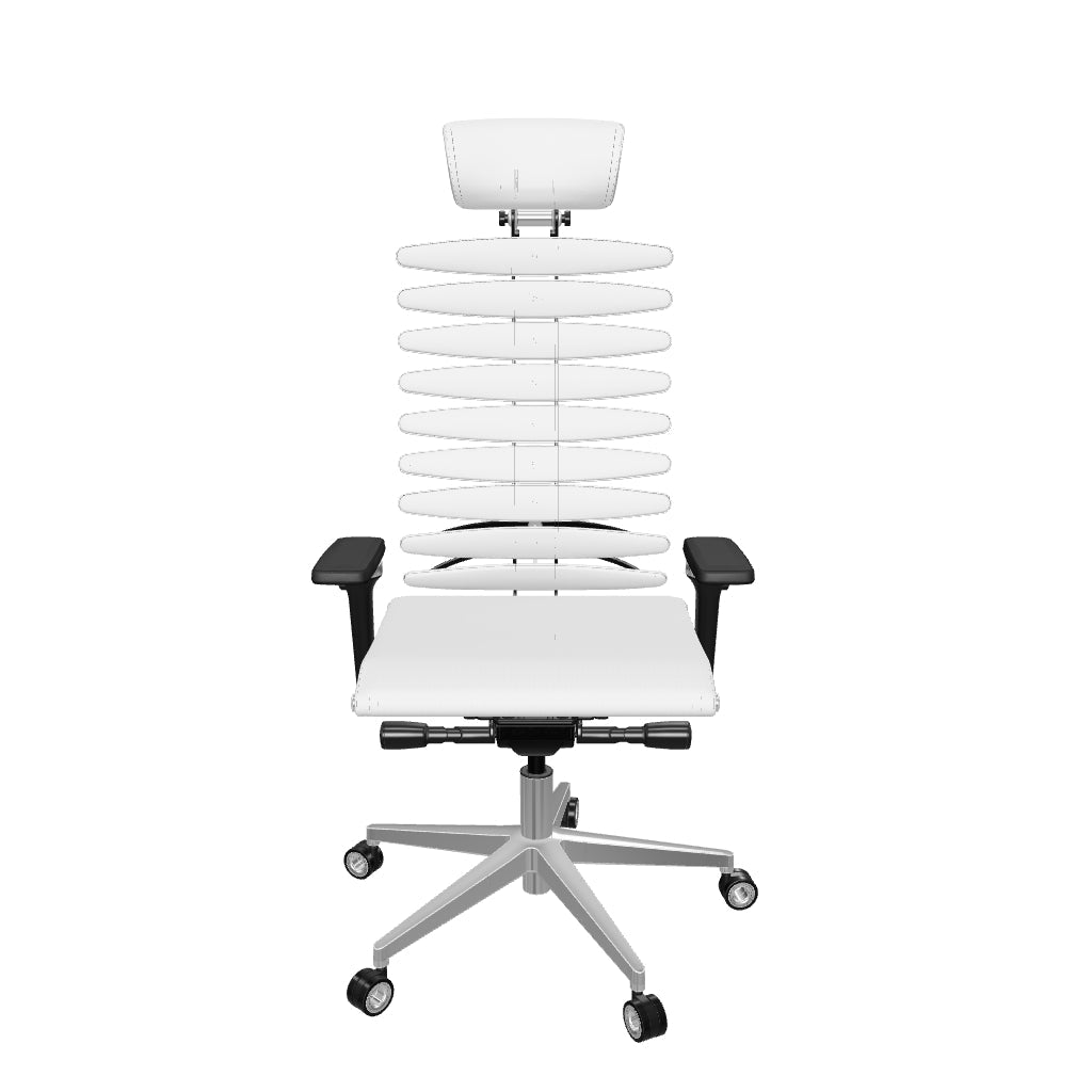 Anatomische directiestoel met metalen frame en equalizer
