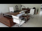 Directiemeubelset Porsche Land Hg. Walnoot