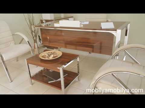 İstanbul Ofis Personel Masası Takımı Valante Hg.Ceviz Mdf