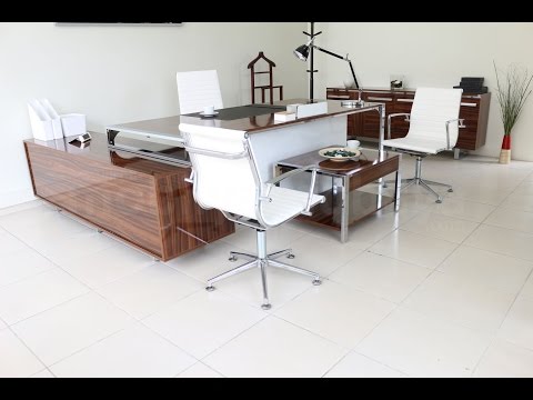 Porsche directiebureau met planken 220x100