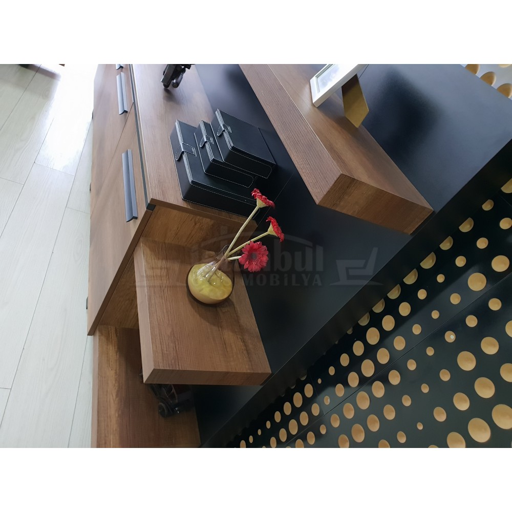 Istanbul Office Executive Team Table First Class - Barokke Zwarte