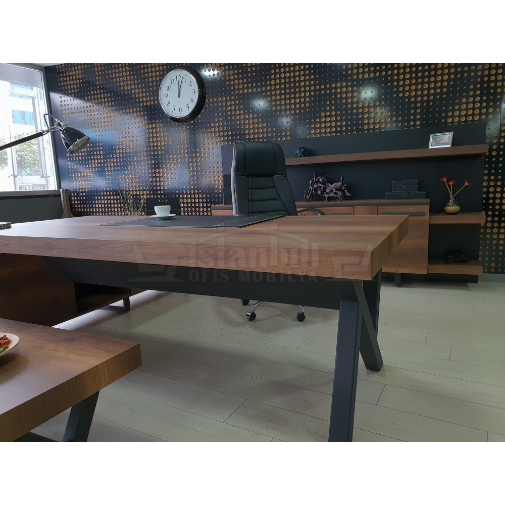Istanbul Office Executive Team Table First Class - Barokke Zwarte