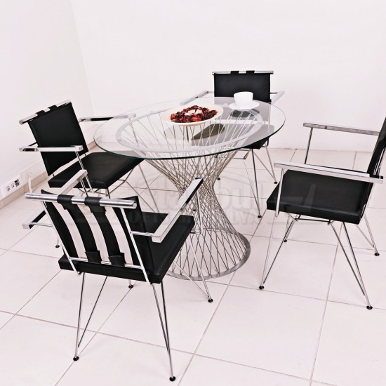 Glazen Cafe Table Perla