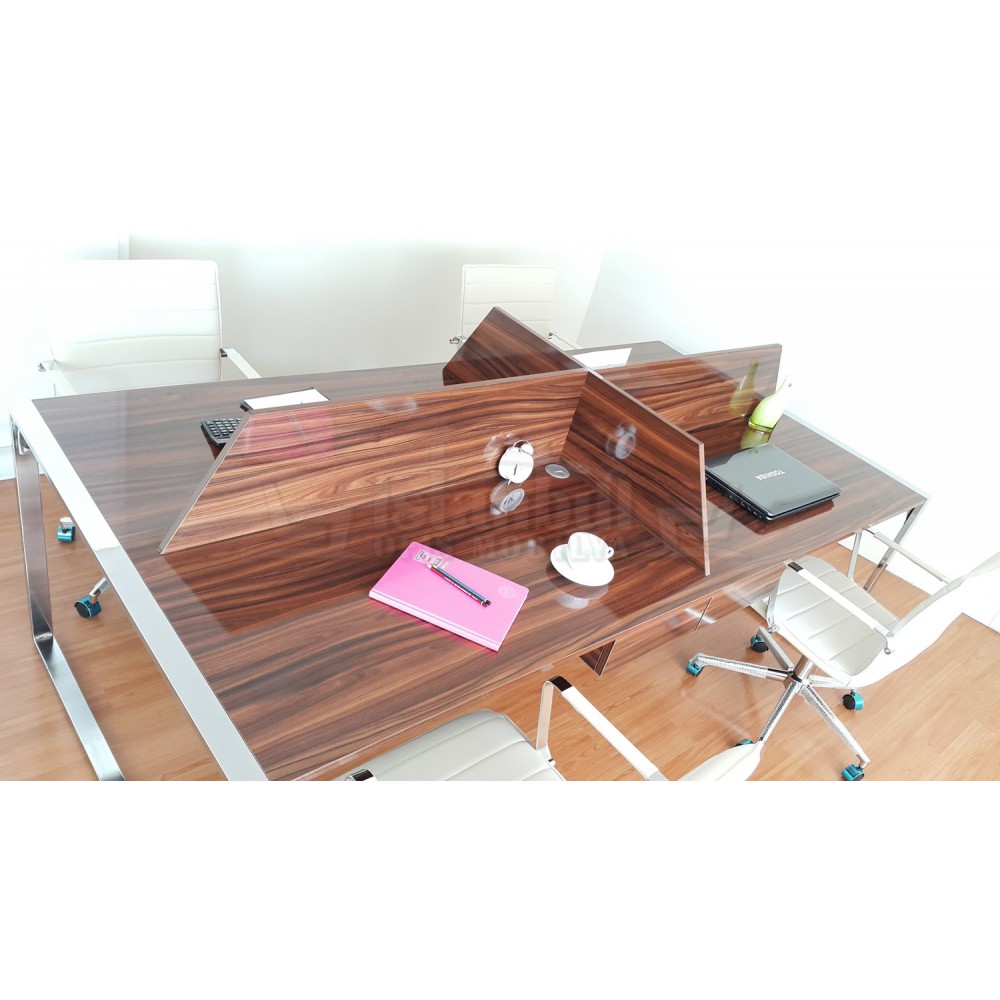 Apple Voor Vier Person Desk Workstation