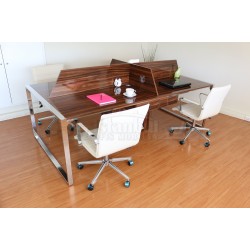 Apple Voor Vier Person Desk Workstation