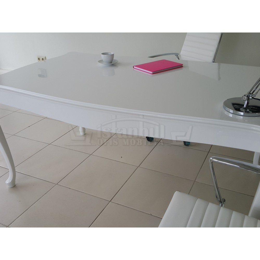 Lukens Lake Alta White Office Desk