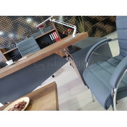 Istanbul Office Manager Table Elegant - Baroque Anthracite