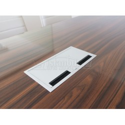 Apple Sides Open Meeting Table Socket System