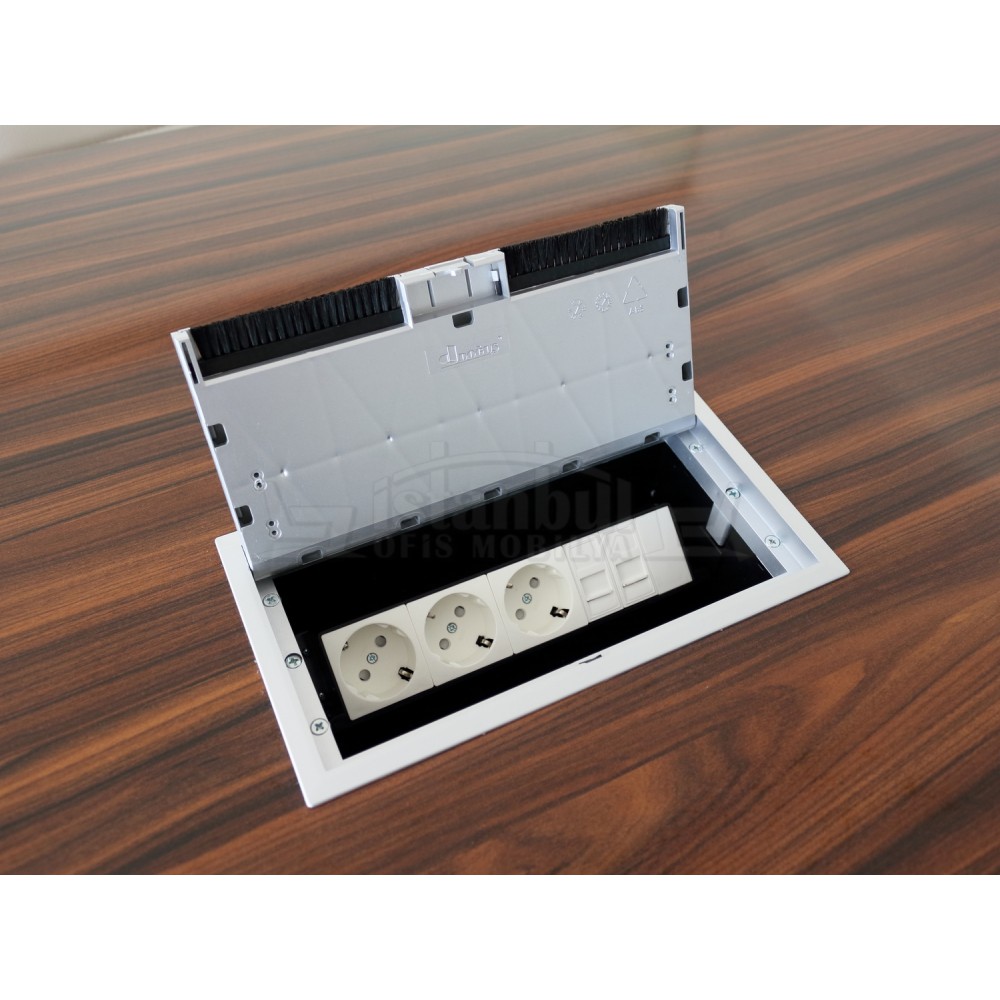 Apple Sides Open Meeting Table Socket System