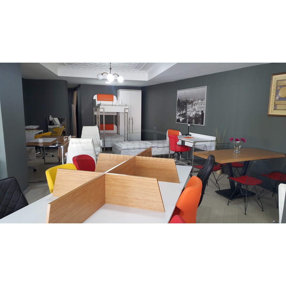 Apple Zes Persoon Meerdere Workstation Desk