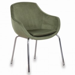 Milan Hard Chrome Guest Chair