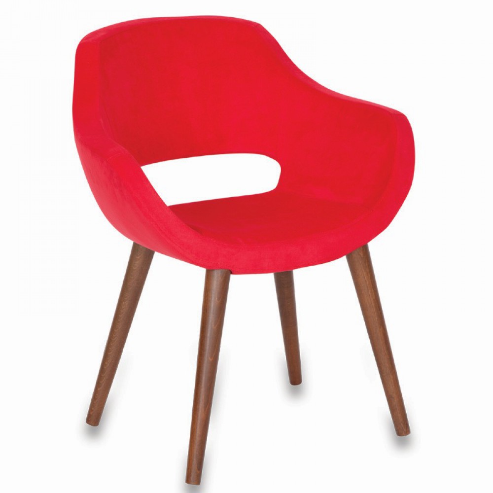 Milano Twee Vaste Wooden Guest Chair