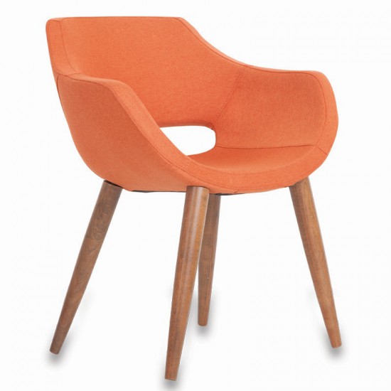 Milano Twee Vaste Wooden Guest Chair