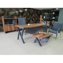 Elegant Executive Board Shelf Cabinet Baroque Anthracite