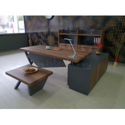 Elegant Executive Board Shelf Cabinet Baroque Anthracite