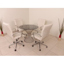 Glas Vergadertafel Perla