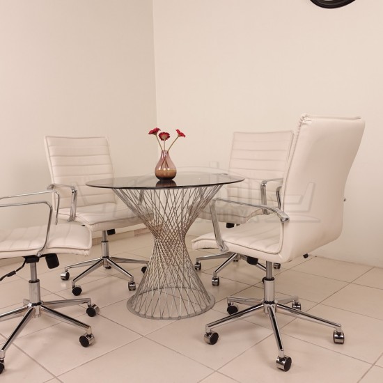 Glas Vergadertafel Perla