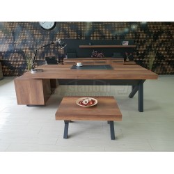 First Class Executive Board Shelf Cabinet Baroque Anthracite