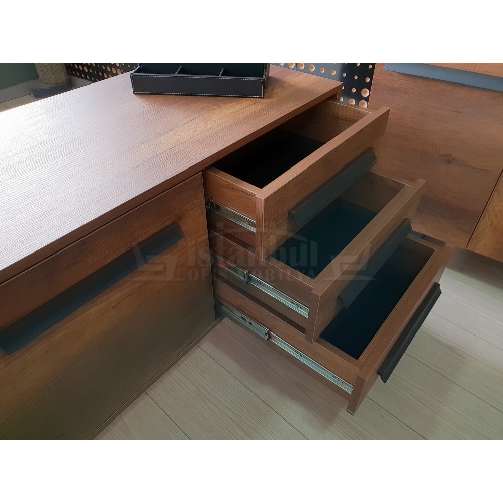 First Class Executive Board Shelf Cabinet Baroque Anthracite