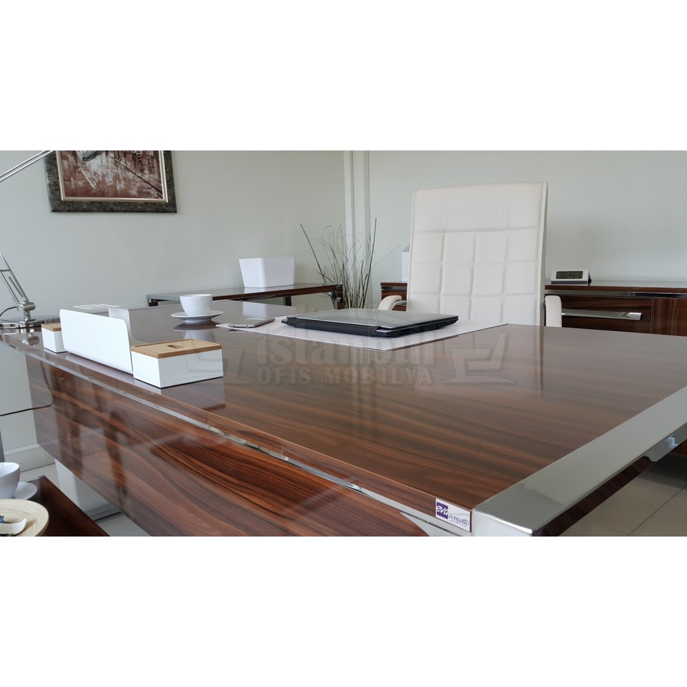 Apple Executive Tafel 190-90 Cm Hg. Walnoot