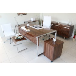Apple Executive Tafel 190-90 Cm Hg. Walnoot