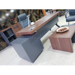 Canberra Directie Dressoir Walnoot Anthracite