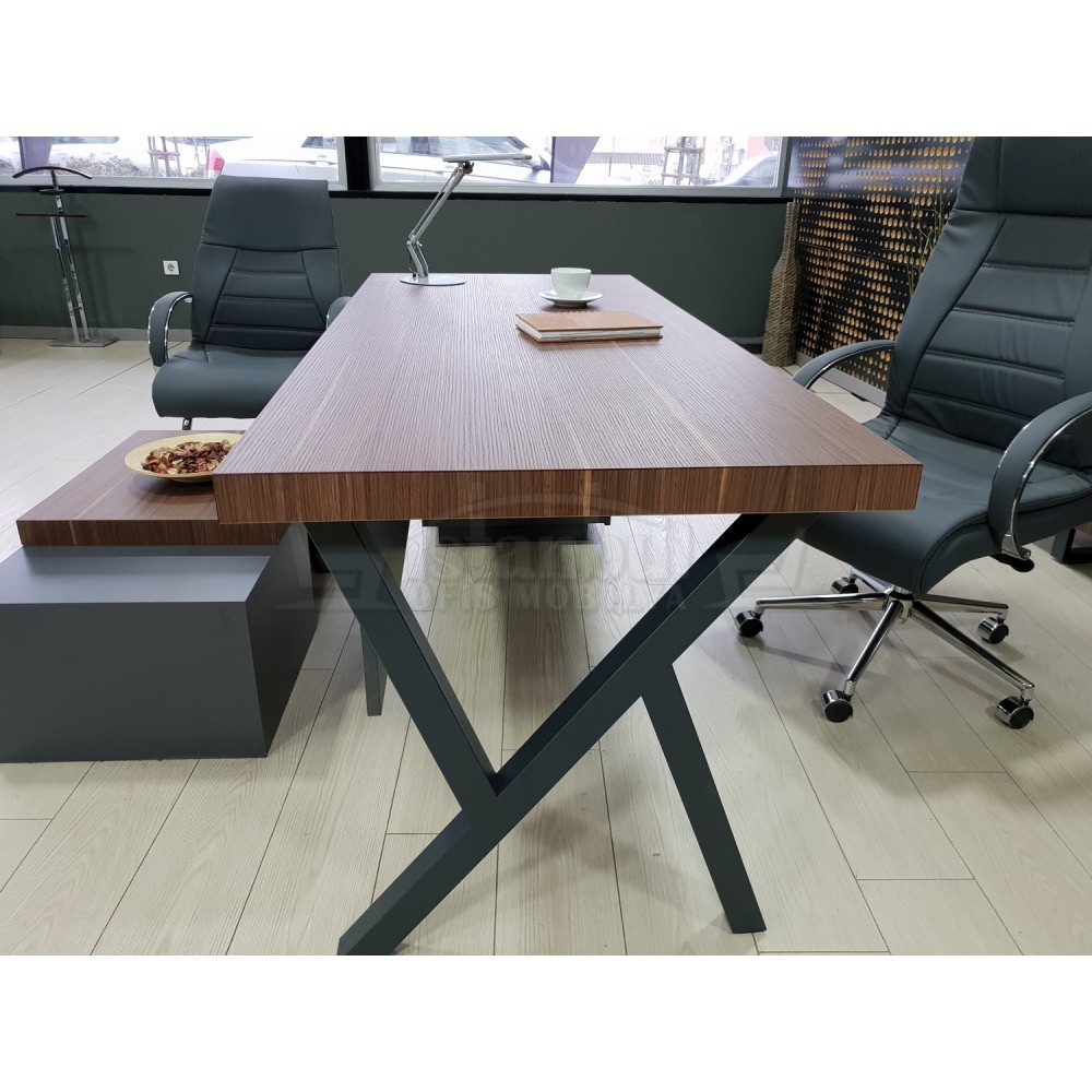 Canberra Directie Dressoir Walnoot Anthracite