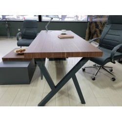 Canberra Directie Dressoir Walnoot Anthracite