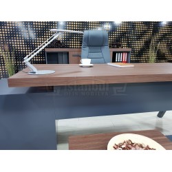 Canberra Directie Dressoir Walnoot Anthracite