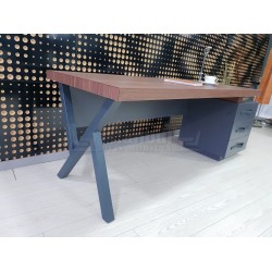 Canberra Directie Dressoir Walnoot Anthracite