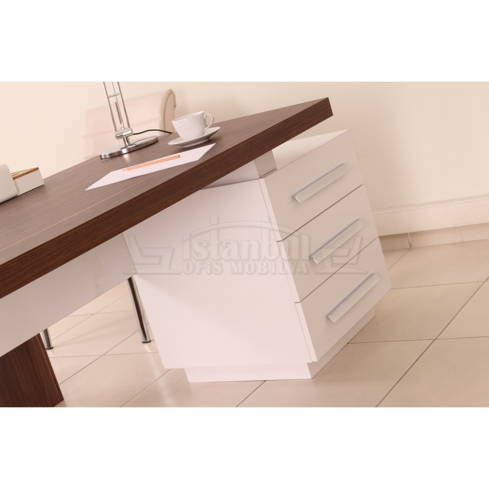 Canberra Directie Dressoir Walnoot White