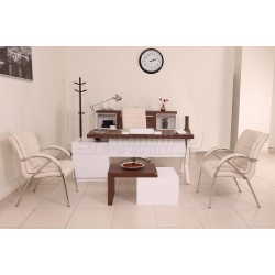 Canberra Directie Dressoir Walnoot White