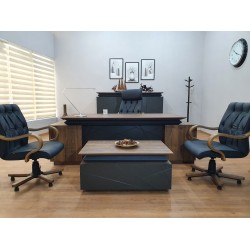 Kantoorautoriteit Team Handtekening, Walnoot En Meer, Minimale Maatregel