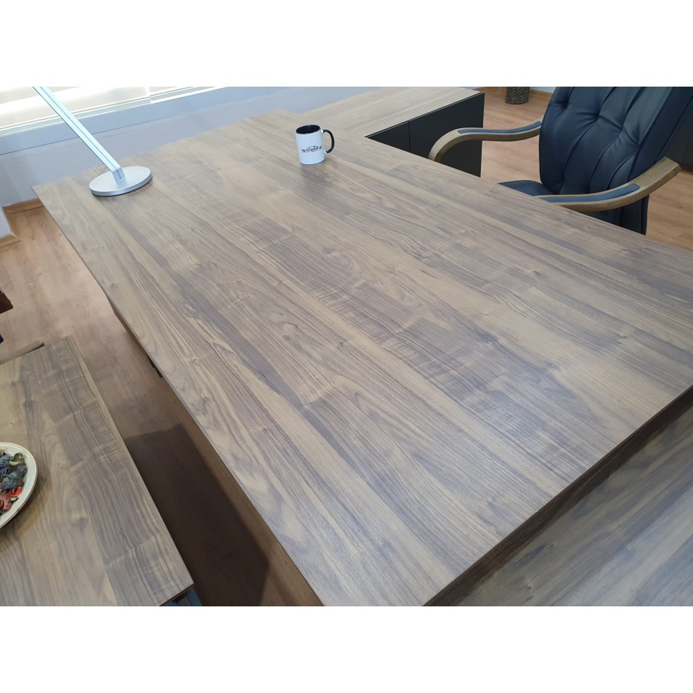 Kantoorautoriteit Team Handtekening, Walnoot En Meer, Minimale Maatregel